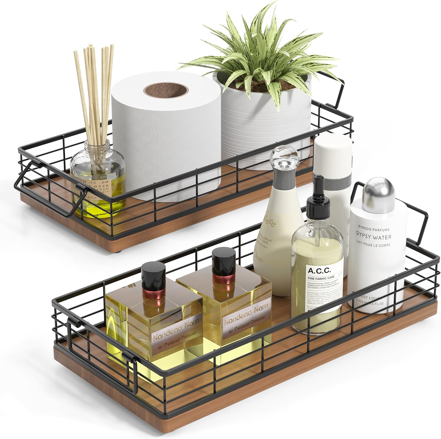 Toilet Paper Basket 2PCS for Bathroom Storage and Organization