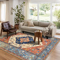 Bsmathom Area Rugs for Living Room 5x7 Non Slip Vintage Boho