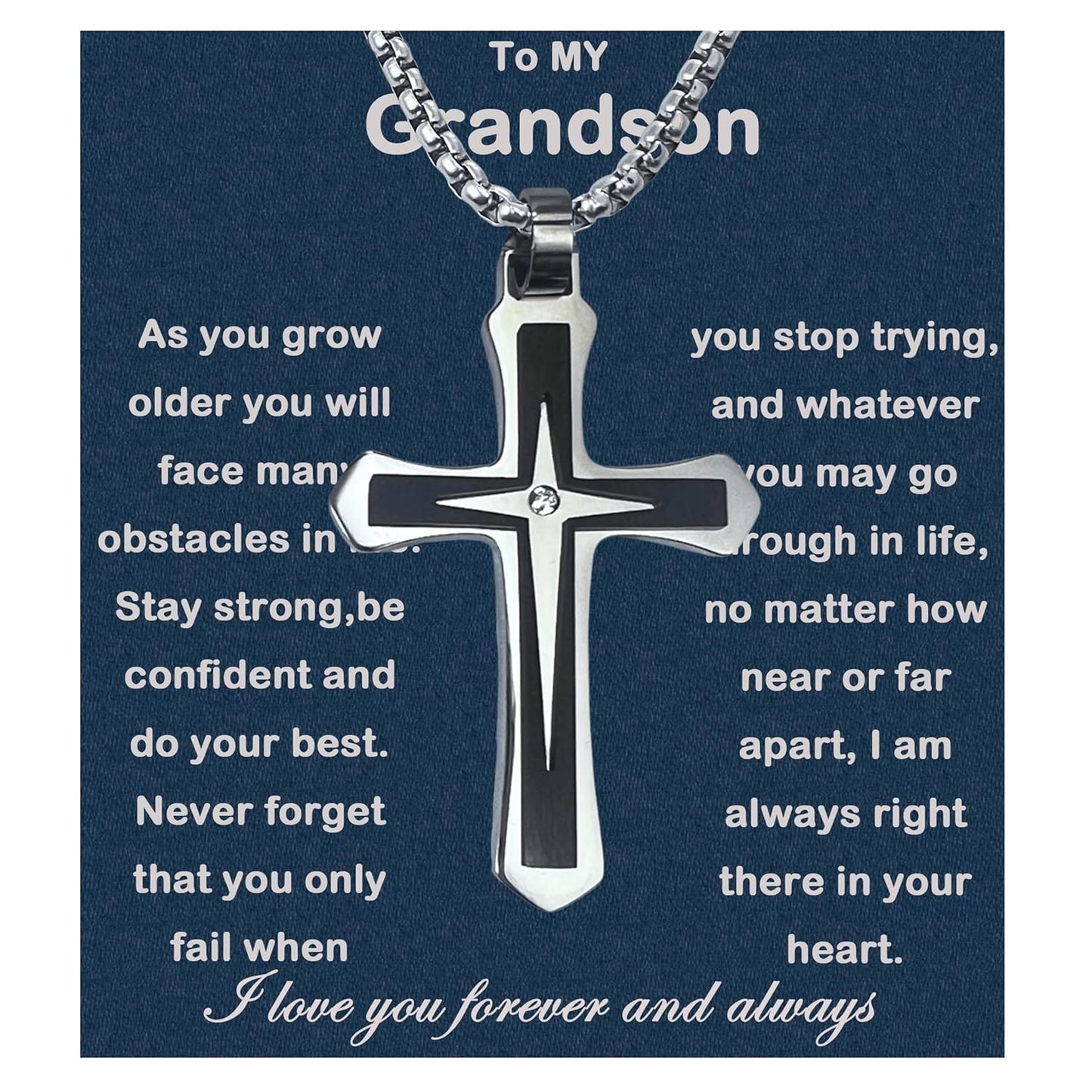 To My Grandson Necklace - Thoughtful Gift for Special Occasions
