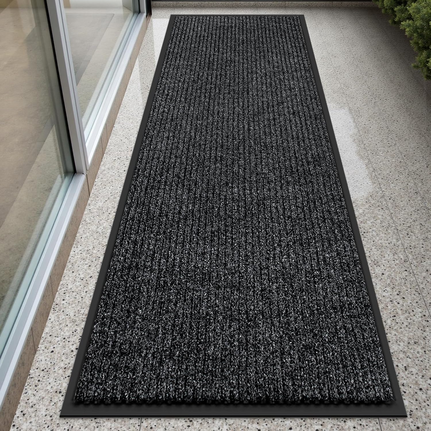 Vicwe Heavy Duty Indoor Outdoor Door Mat, Non-Slip & Washable