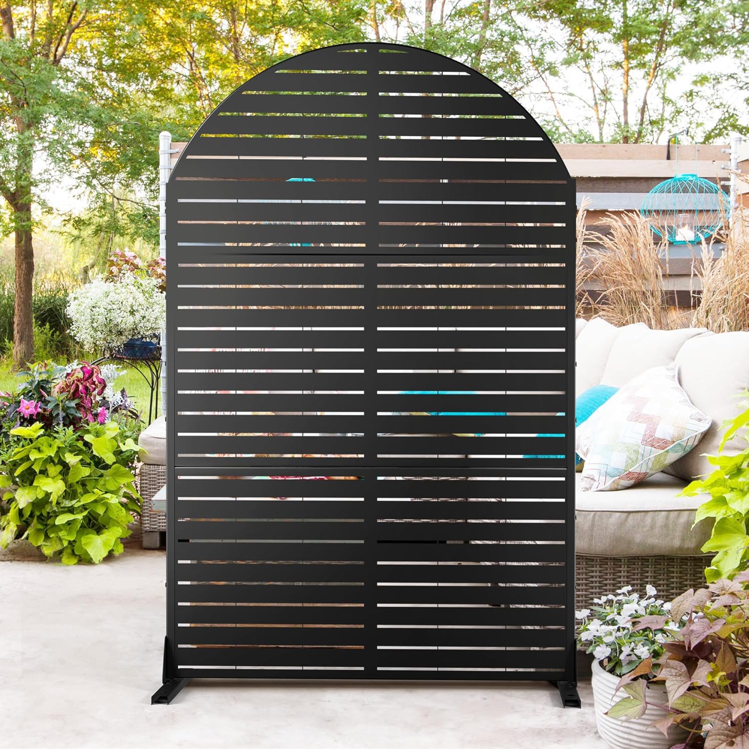 Metal Privacy Screen Outdoor 72in H47in W for Stylish Spaces