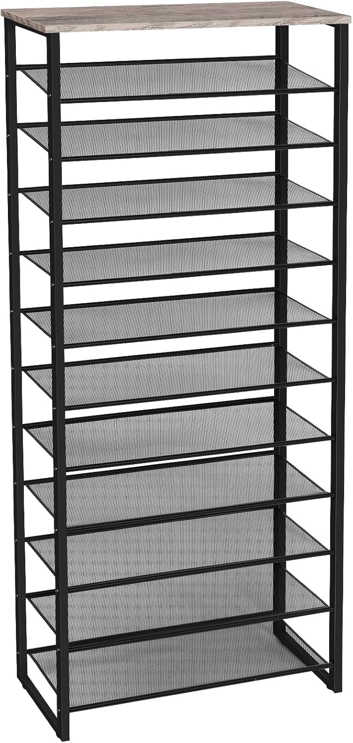 12-Tier Shoe Storage Organizer for Entryway and Closet