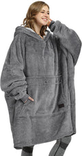 Catalonia Oversized Blanket Hoodie Sweatshirt - Wearable Sherpa fluffy