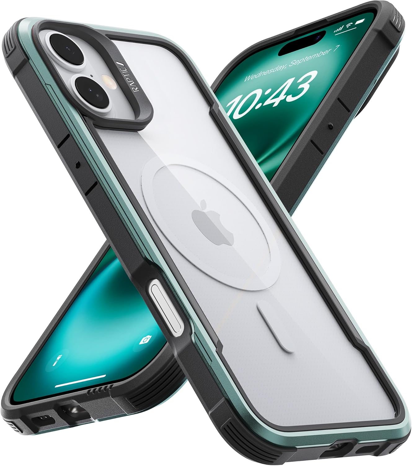 RAPTIC Shield Magnetic iPhone 16 Plus Case - Shockproof & Durable