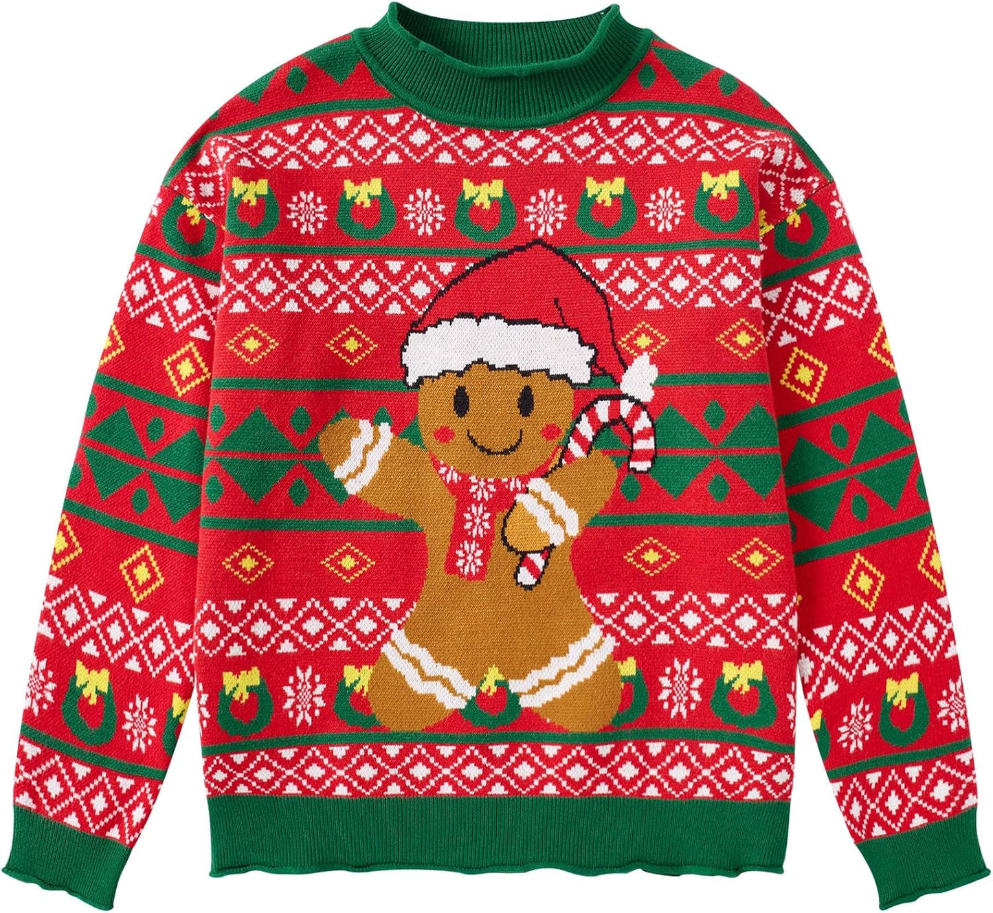 Girls Kids Ugly Christmas Sweater for Winter Fun and Style