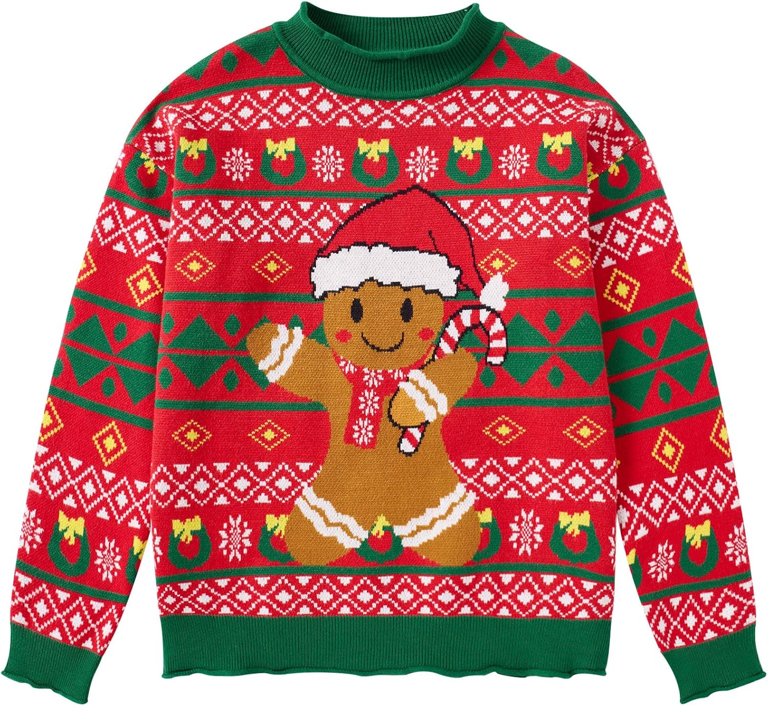 Girls Kids Ugly Christmas Sweater for Winter Fun and Warmth
