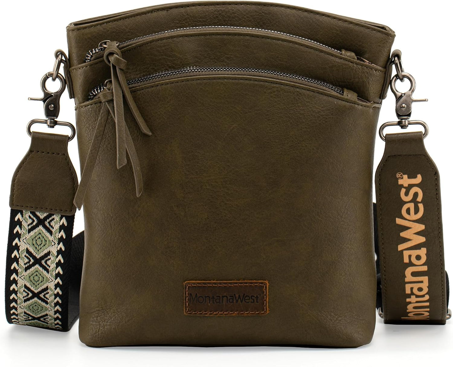Montana West Multi Zip Pocket Large Crossbody Bag with Style