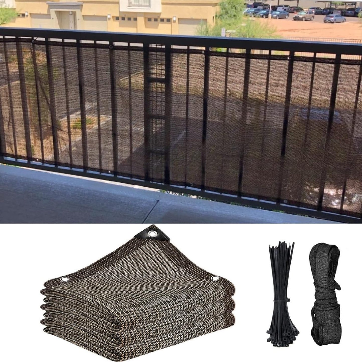 Abrotain Balcony Privacy Screen UV Protection