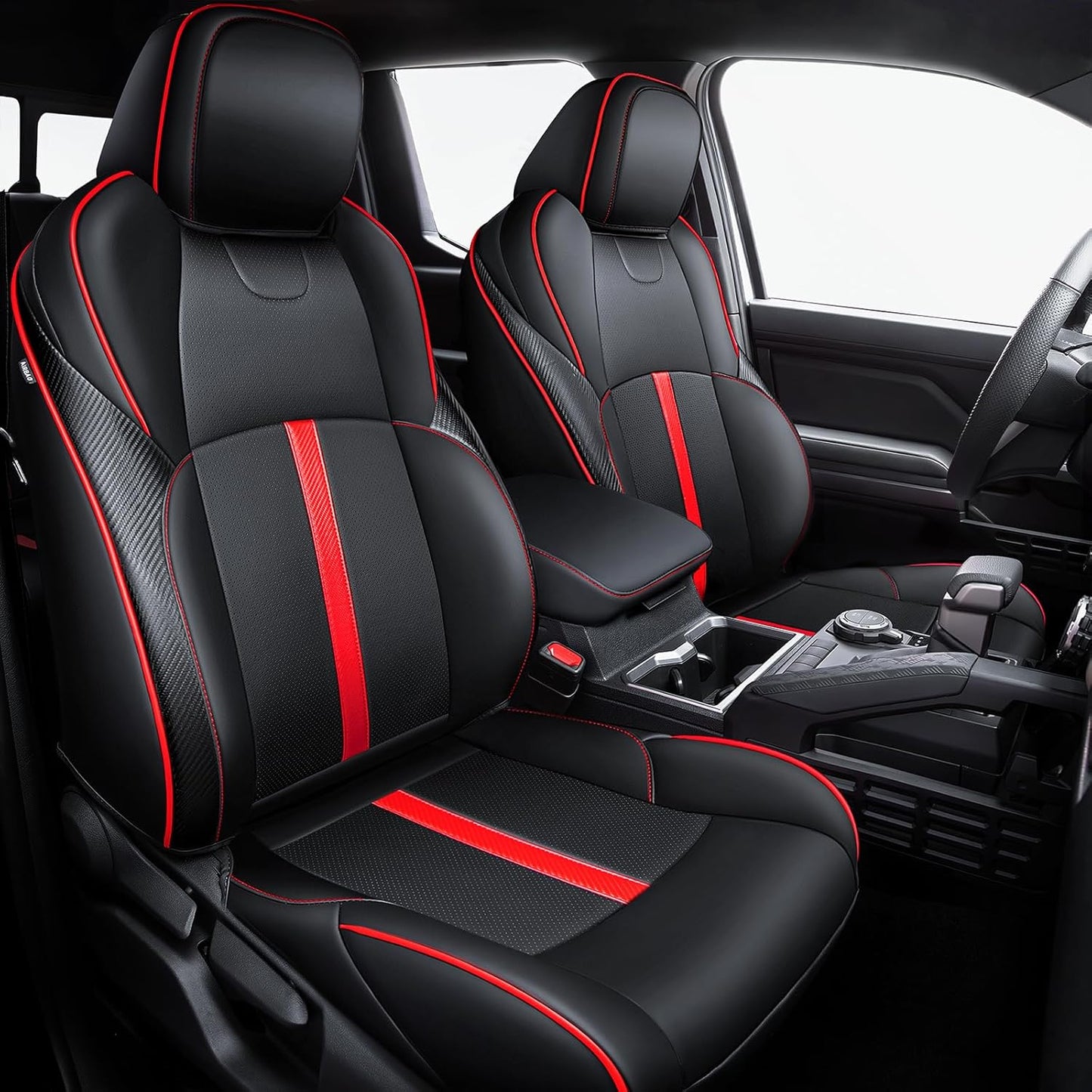 Leather Seat Covers Custom Fit for 2024 2025 Tacoma Gen 4th