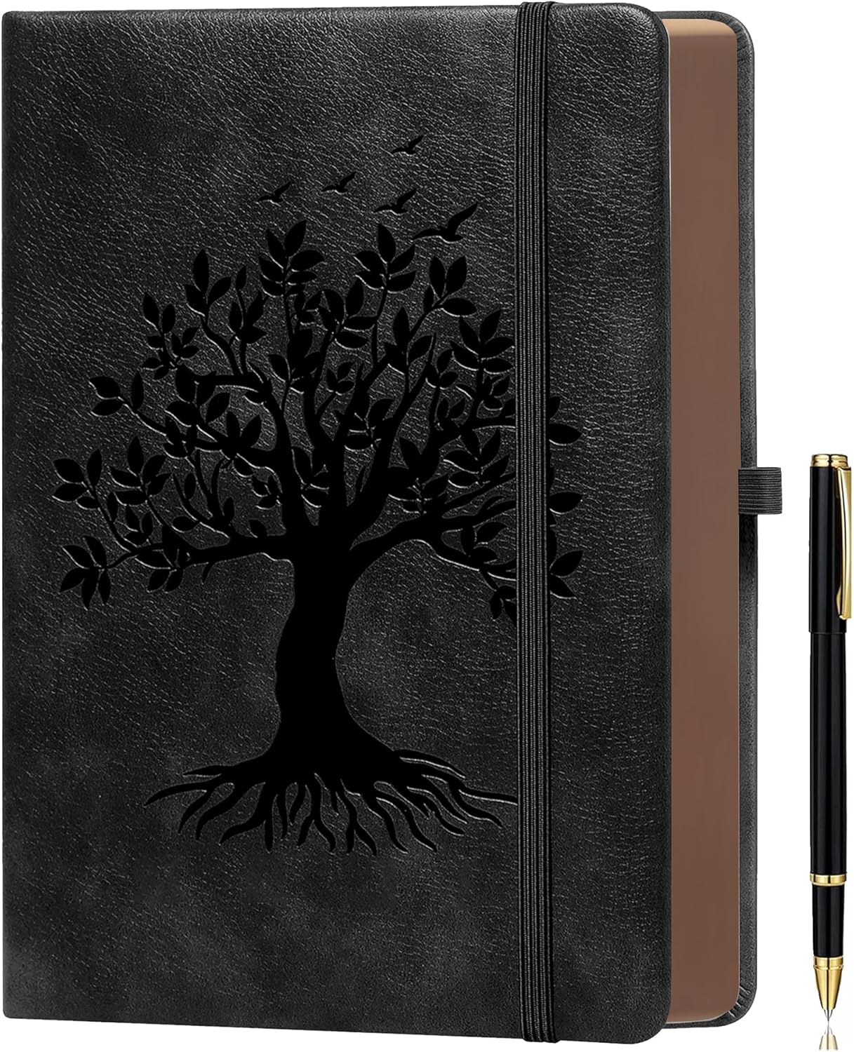 Premium Leather Journal Notebook, 360 Pages, 100gsm Paper, B5 Ruled - Ideal for Work, Office, School
