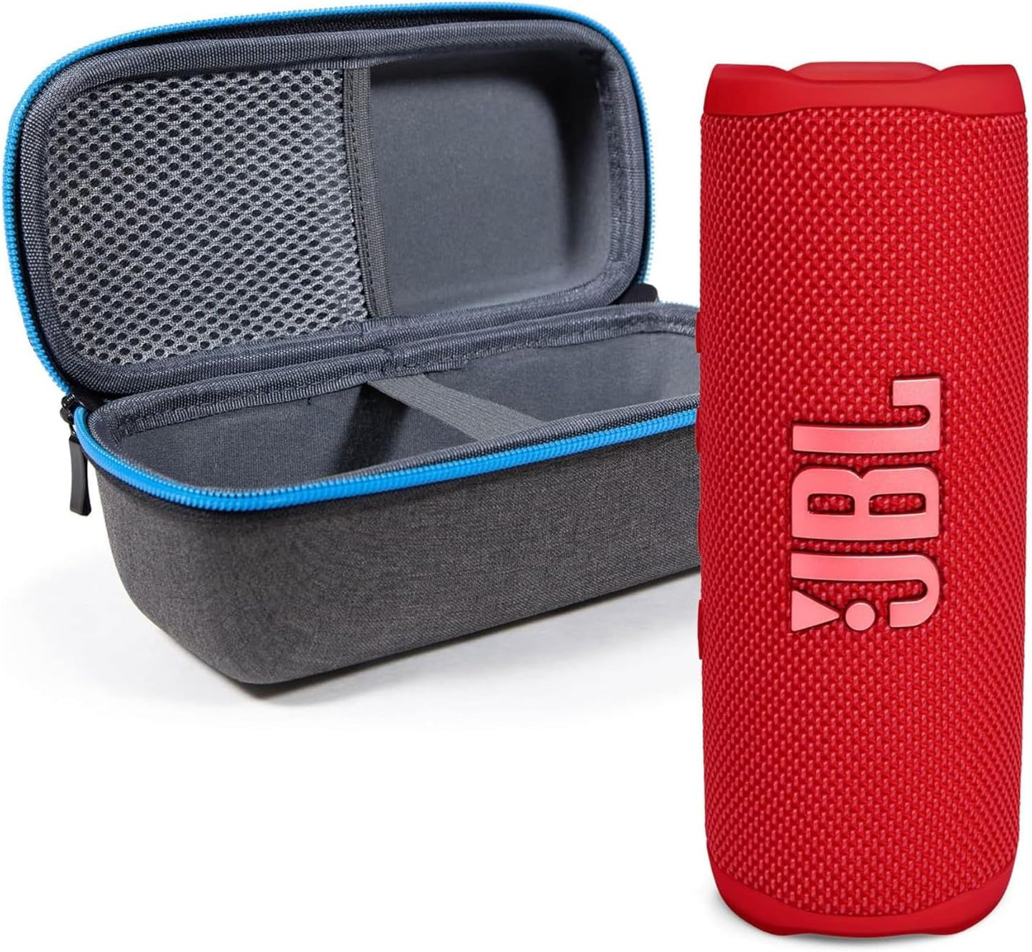 JBL Flip 6 Bundle with divvi! Case - Powerful Waterproof Speaker