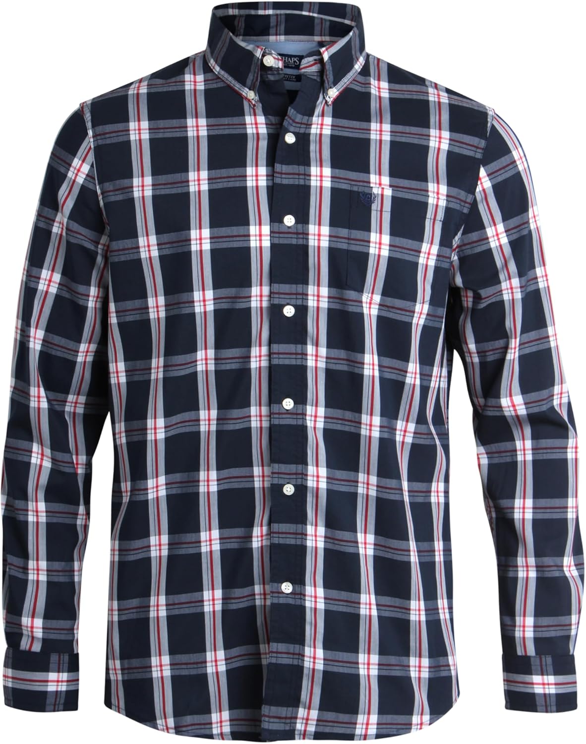 Chaps Men's Long Sleeve Button Down Shirt - Sustainable Style
