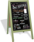 Ilyapa Wooden A-Frame Chalkboard Sign 40 x 20 in - Durable Magnetic