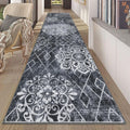 HEBE Hallway Runner Rug 2ft8ft x 12ft - Washable Vintage Boho Runner