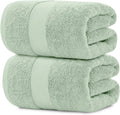White Classic Luxury Bath Sheet Towels Extra Large 35x70 in - Plush 2