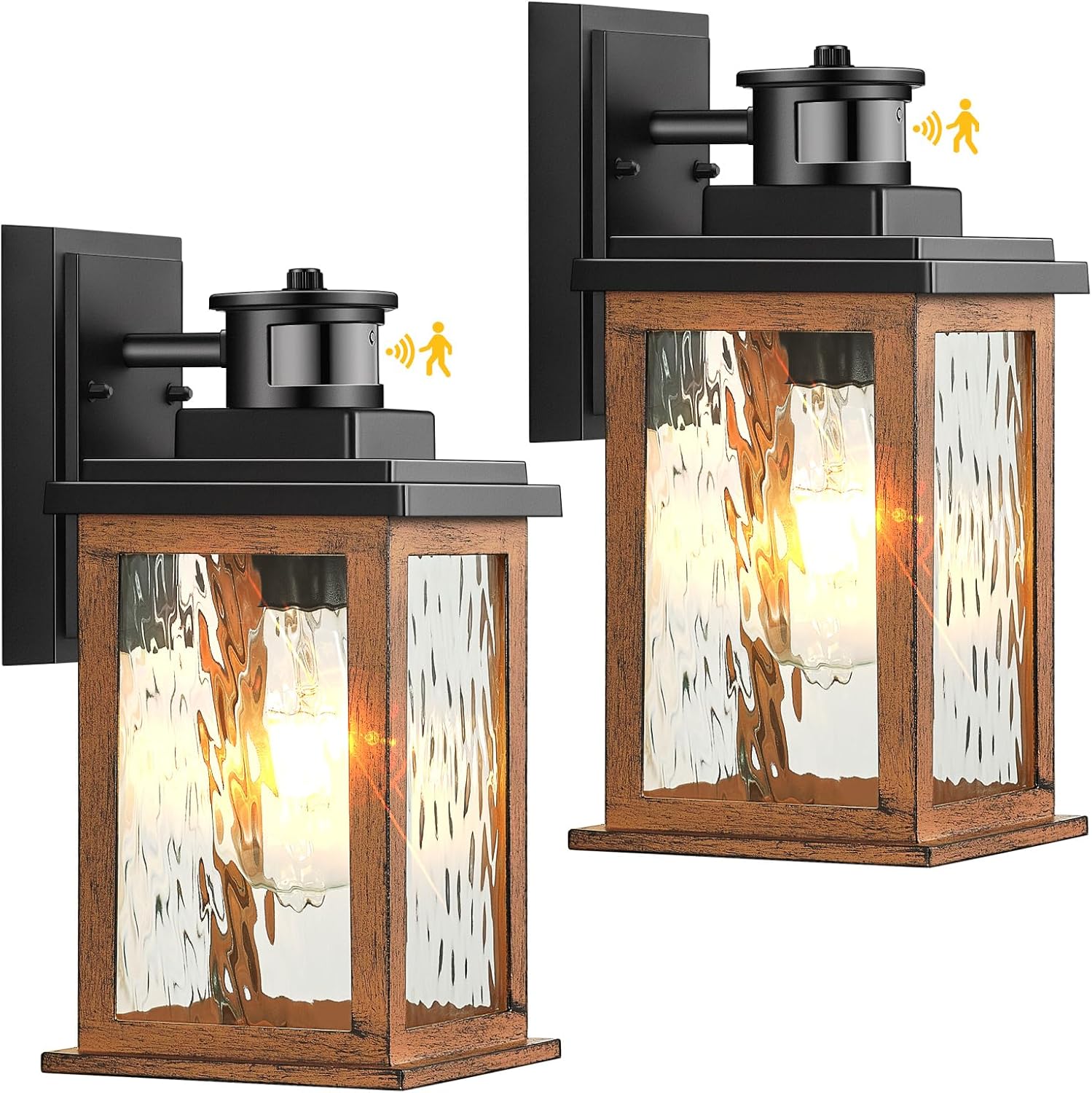 VIANIS Dusk to Dawn Outdoor Lighting with Motion Sensor Design