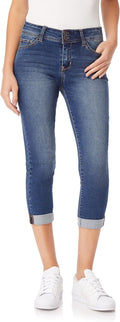 WallFlower Women's Ultra Crop Mid-Rise Insta Soft Juniors - Super Soft