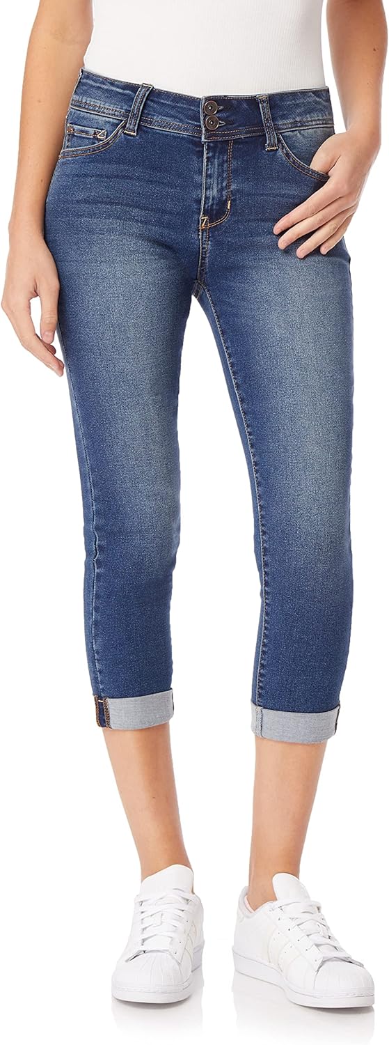 WallFlower Women's Ultra Crop Mid-Rise Insta Soft Jeans Review