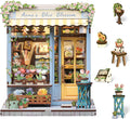 Cutefun Book Nook Kit Anna's Blue Blossom - DIY Miniature Book Shelf
