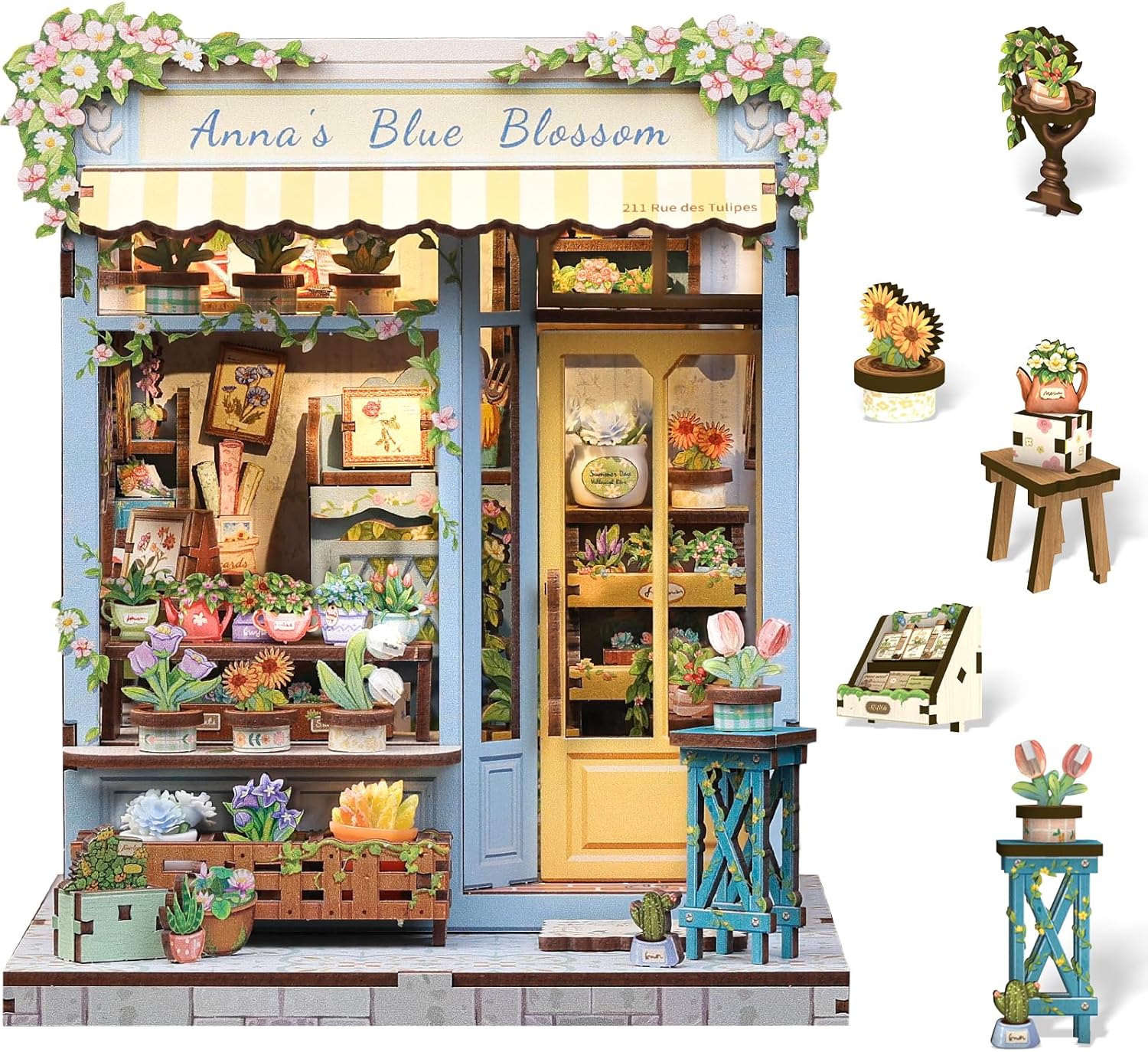 Cutefun Book Nook Kit - DIY Miniature House for Creative Minds