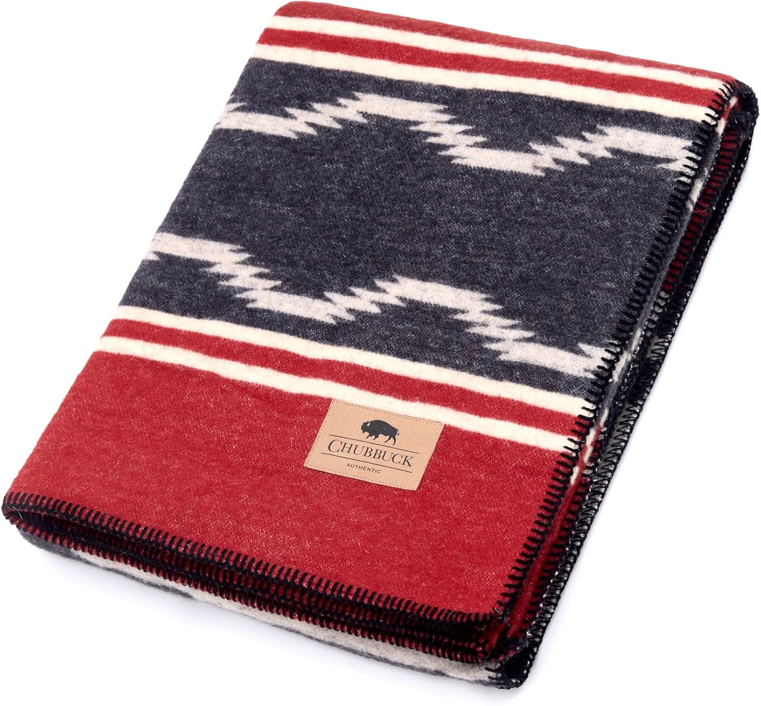 Chubbuck 100% Wool Blanket for Camping and Outdoor Use