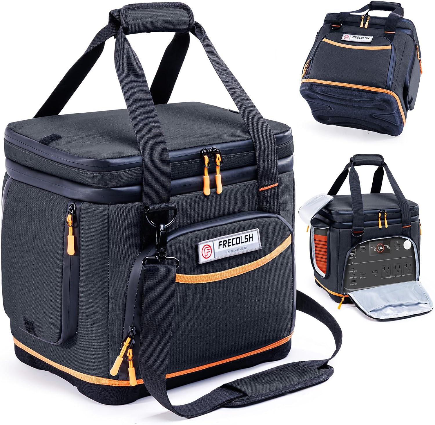 Double-Layer Travel Carrying Case for Jackery Explorer 1000 v2