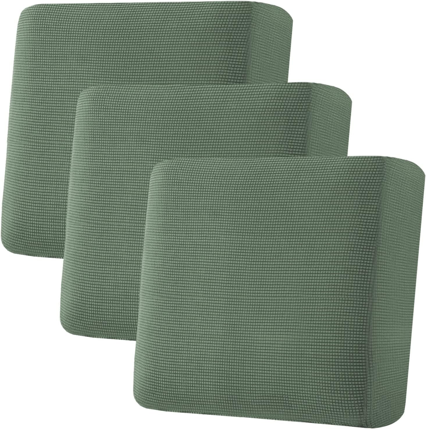 H.VERSAILTEX Super Stretch Seat Cushion Covers for Sofa & Couch