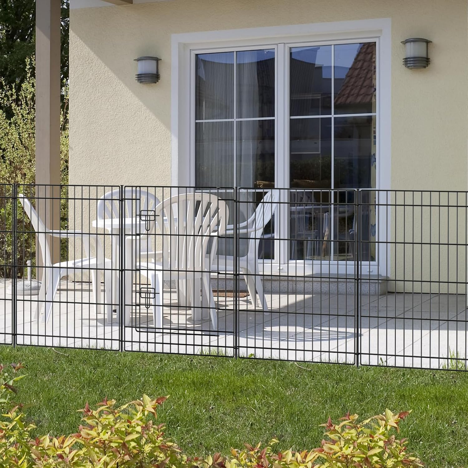 Decorative Metal Garden Fence by INJOPEXI for Outdoor Spaces