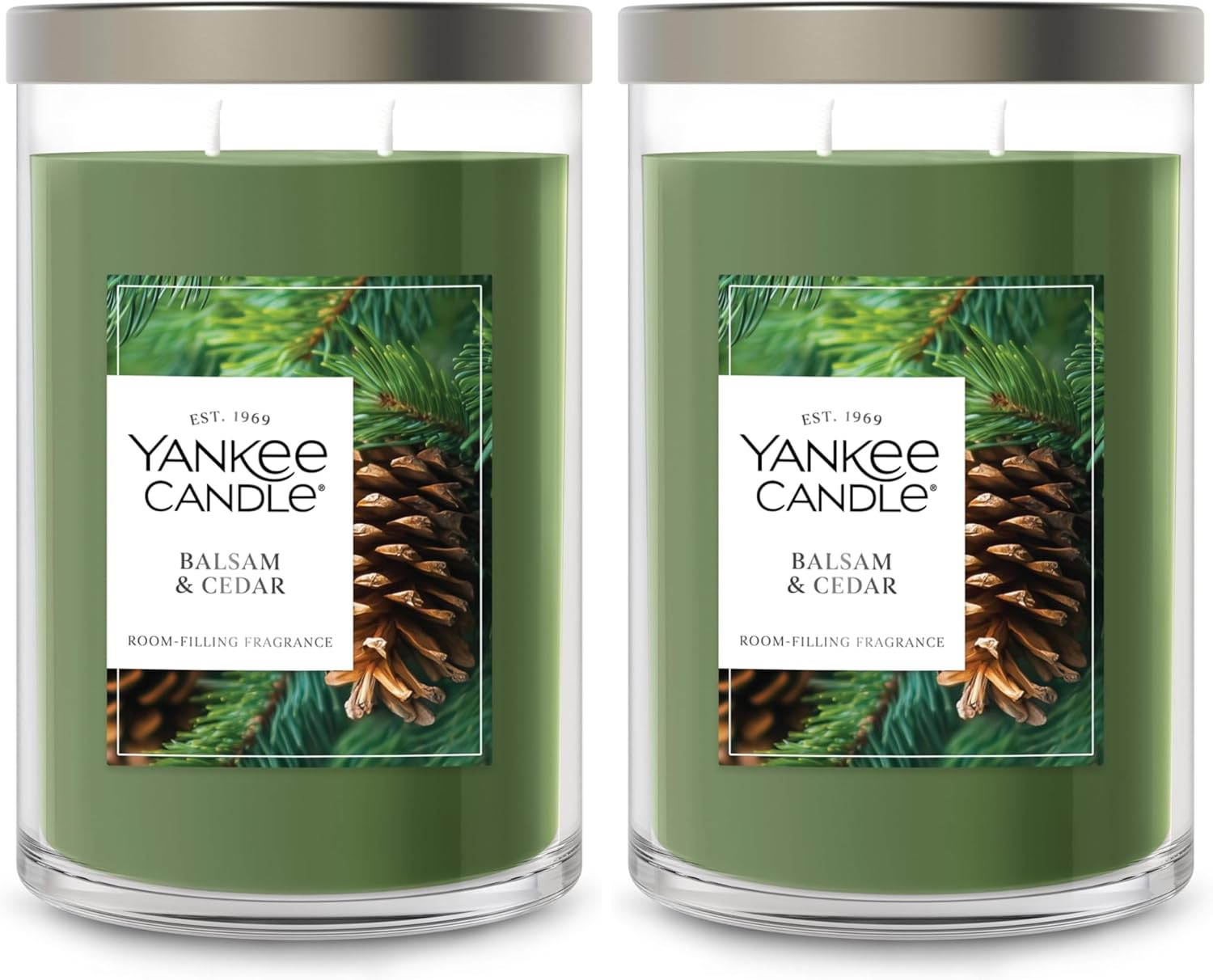 Yankee Candle Balsam & Cedar 20oz Large Tumbler 2-Wick Candle