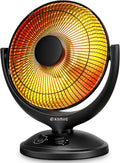 Kismile Oscillating Parabolic Space Heater with Thermostat - Compact
