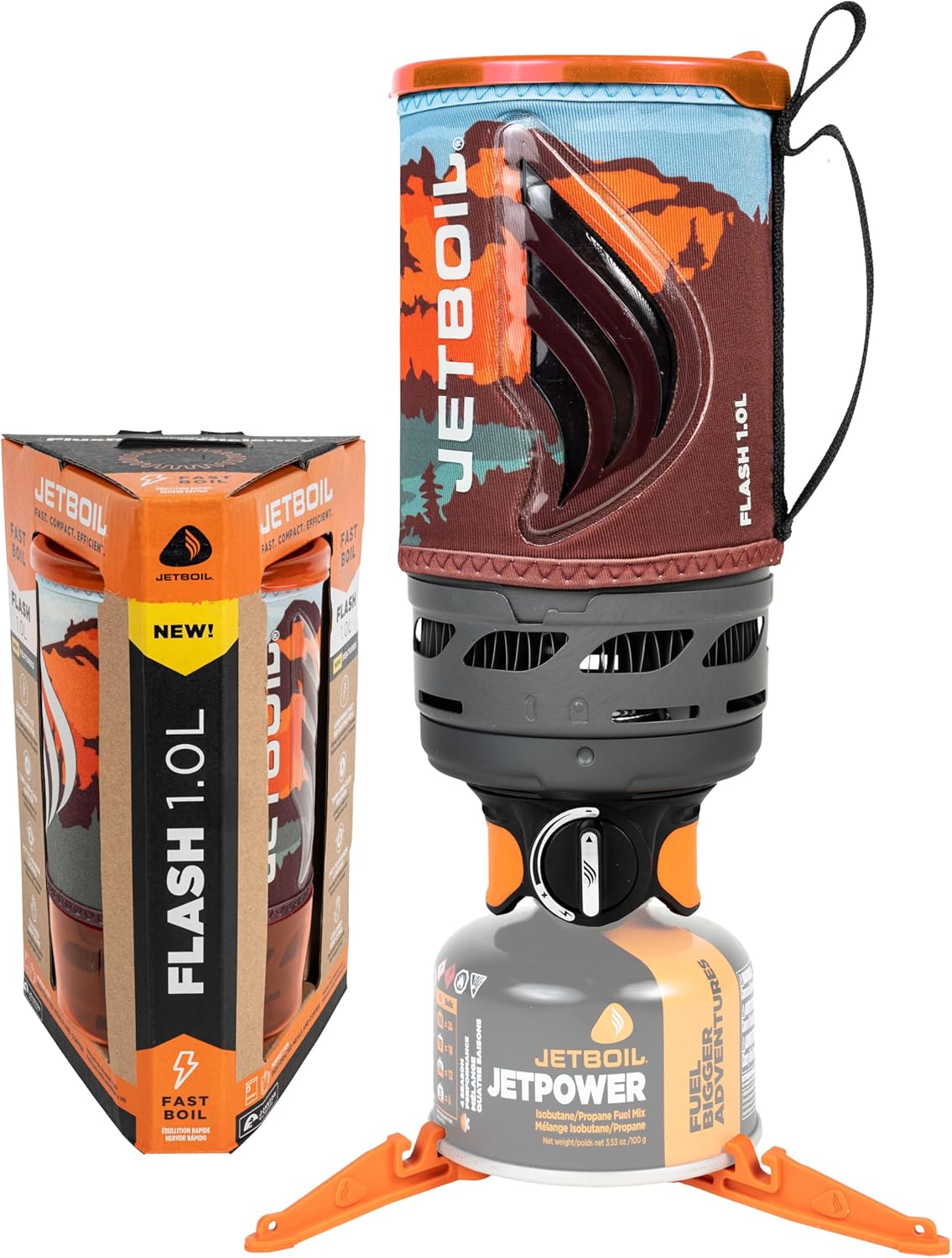 Jetboil Flash Portable Fast Boil Stove for Camping and Hiking