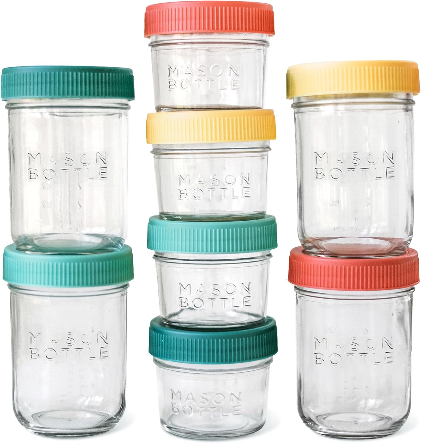 Mason Bottle Breast Milk Storage Jars for Safe Baby Food