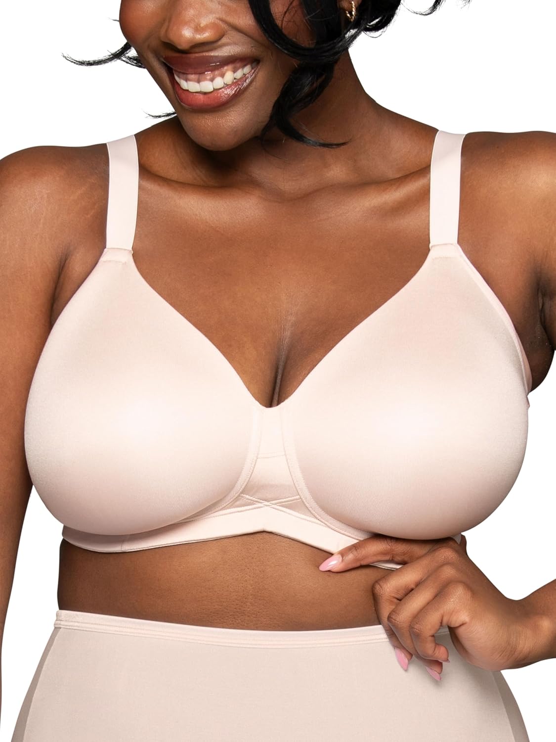 Vanity Fair Women's Full Figure Wireless Bra for Comfort & Style