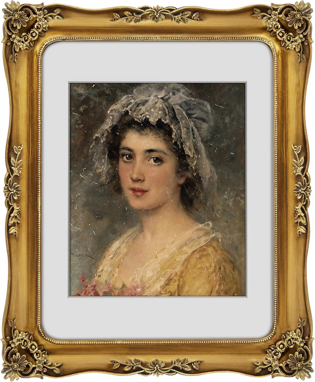 Vintage Antique 11x14 Picture Frame for Elegant Wall Display