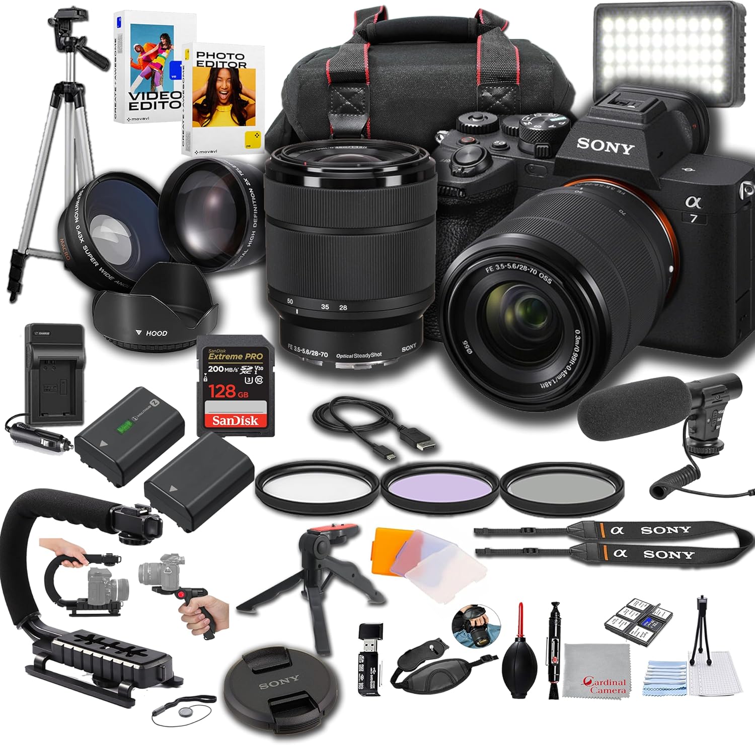Sony A7 IV Mirrorless Digital Camera Bundle with 28-70mm Lens