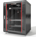 15U Wall Mount Network Server Cabinet Rack - Locking Enclosure