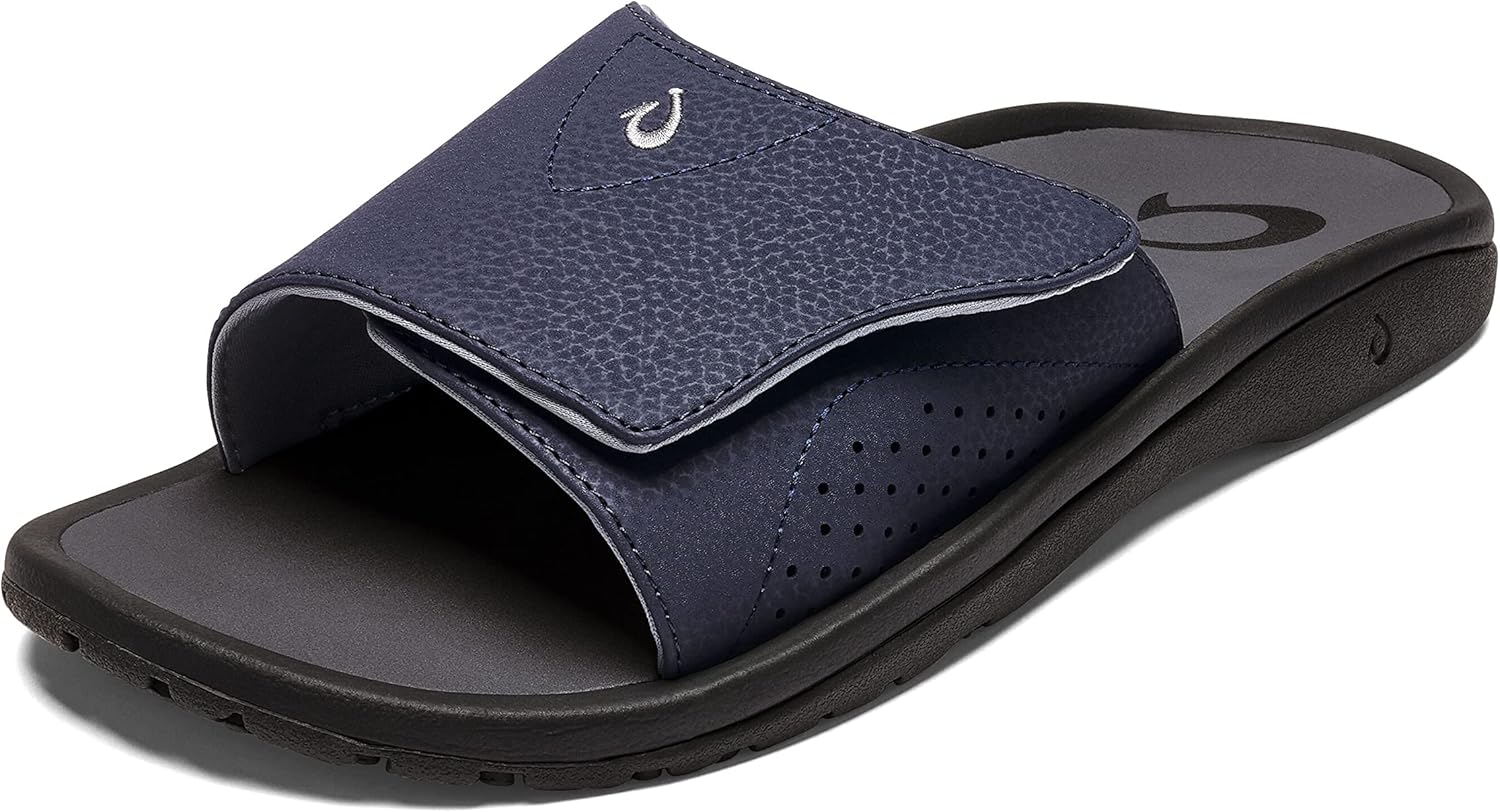 OLUKAI Nalu Slide Men's Water-Friendly Adjustable Sandals