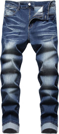 DANT BULUN Men's Ripped Distressed Slim Straight Jeans - Comfortable