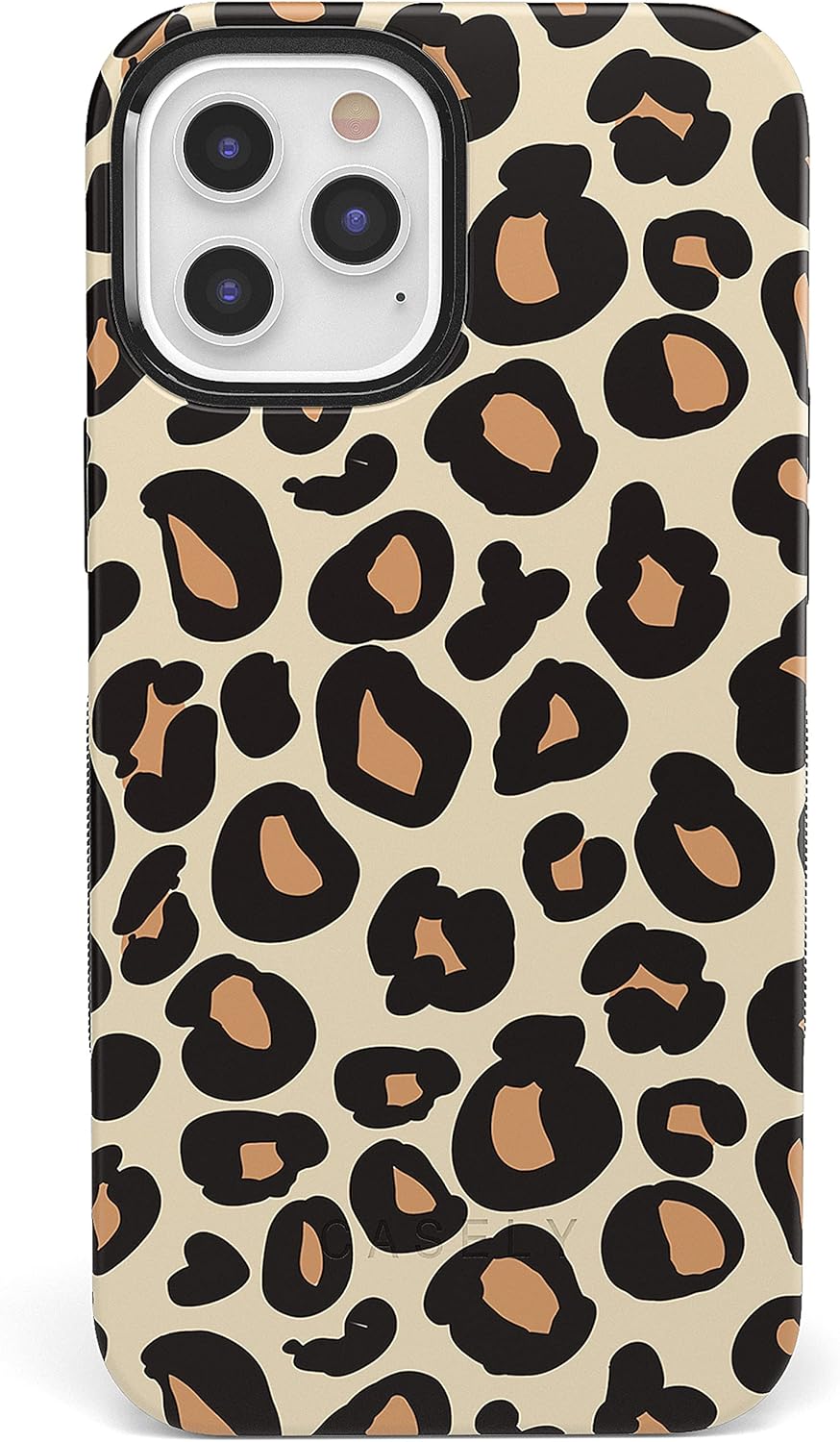 Casely iPhone 12/12 Pro Case - Bold Leopard Print Design