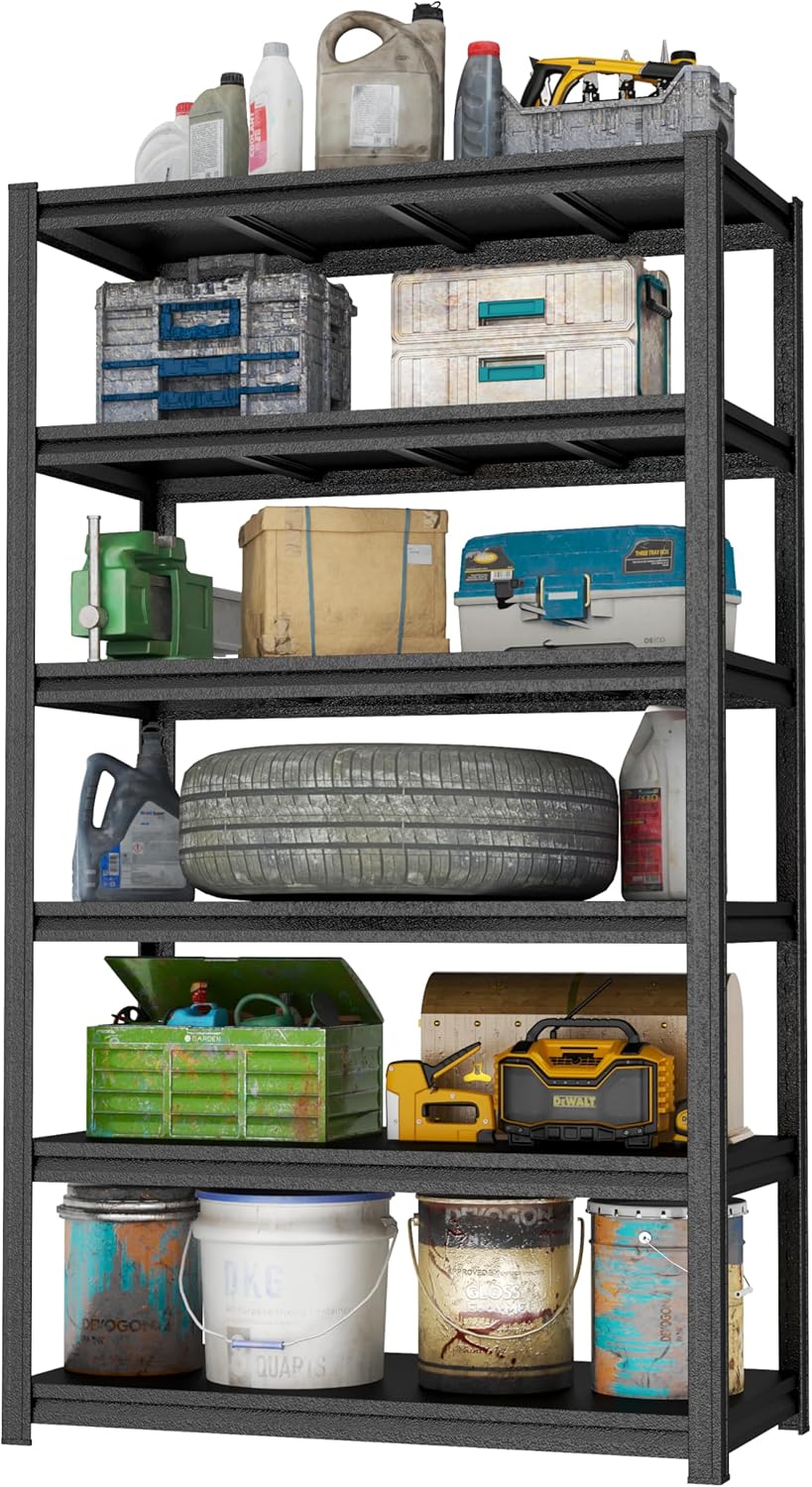 Heavy Duty Metal Garage Shelving Unit for Secure Storage Needs
