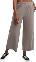 Hanes Women's Originals Wide Leg Crop Pants - Retro Lightweight