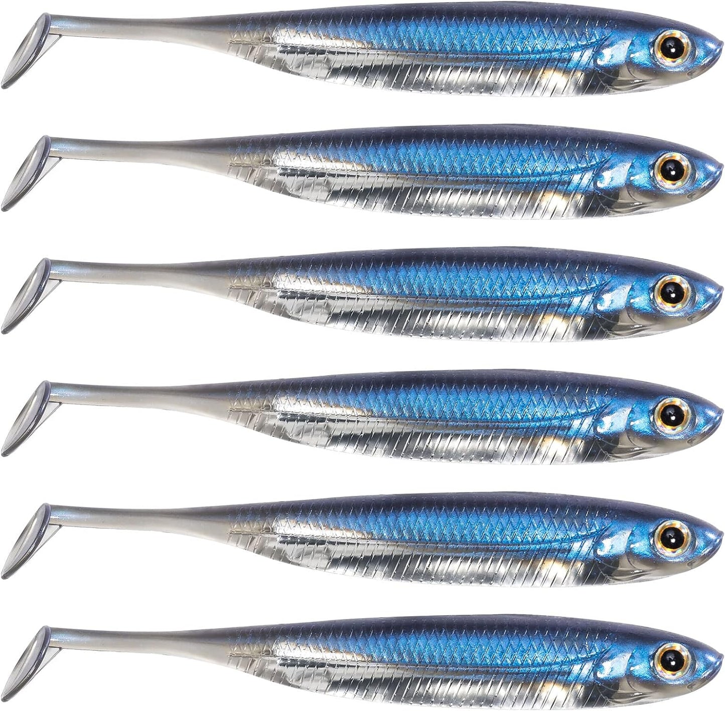 Dr.Fish Paddle Tail Swimbaits for Bass Fishing