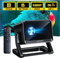 360 Adjustable Stand Electric Focus Projector with WiFi 6 - Portable