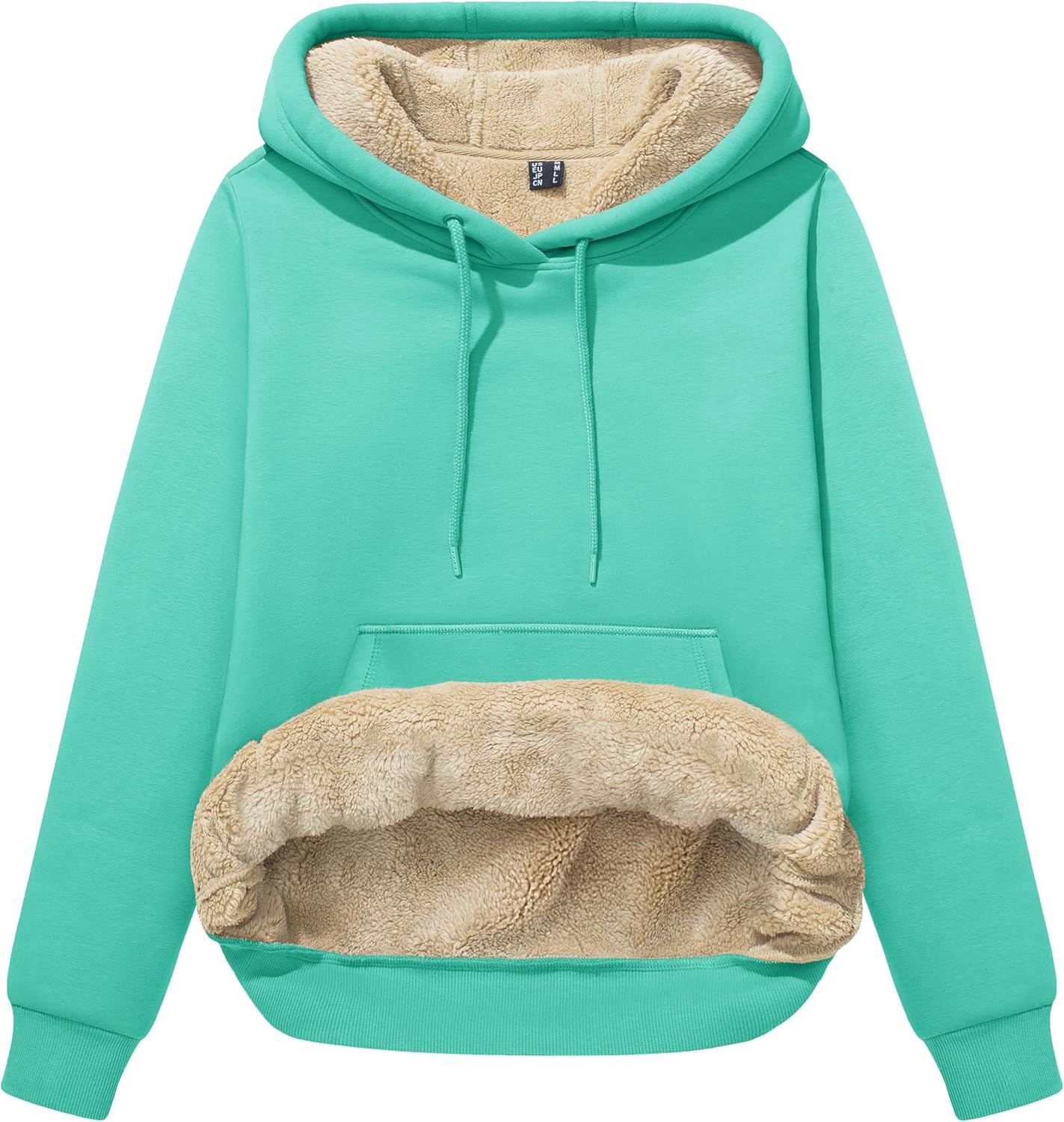 MAGCOMSEN Women's Thick Fleece Lined Hooded Sweatshirt