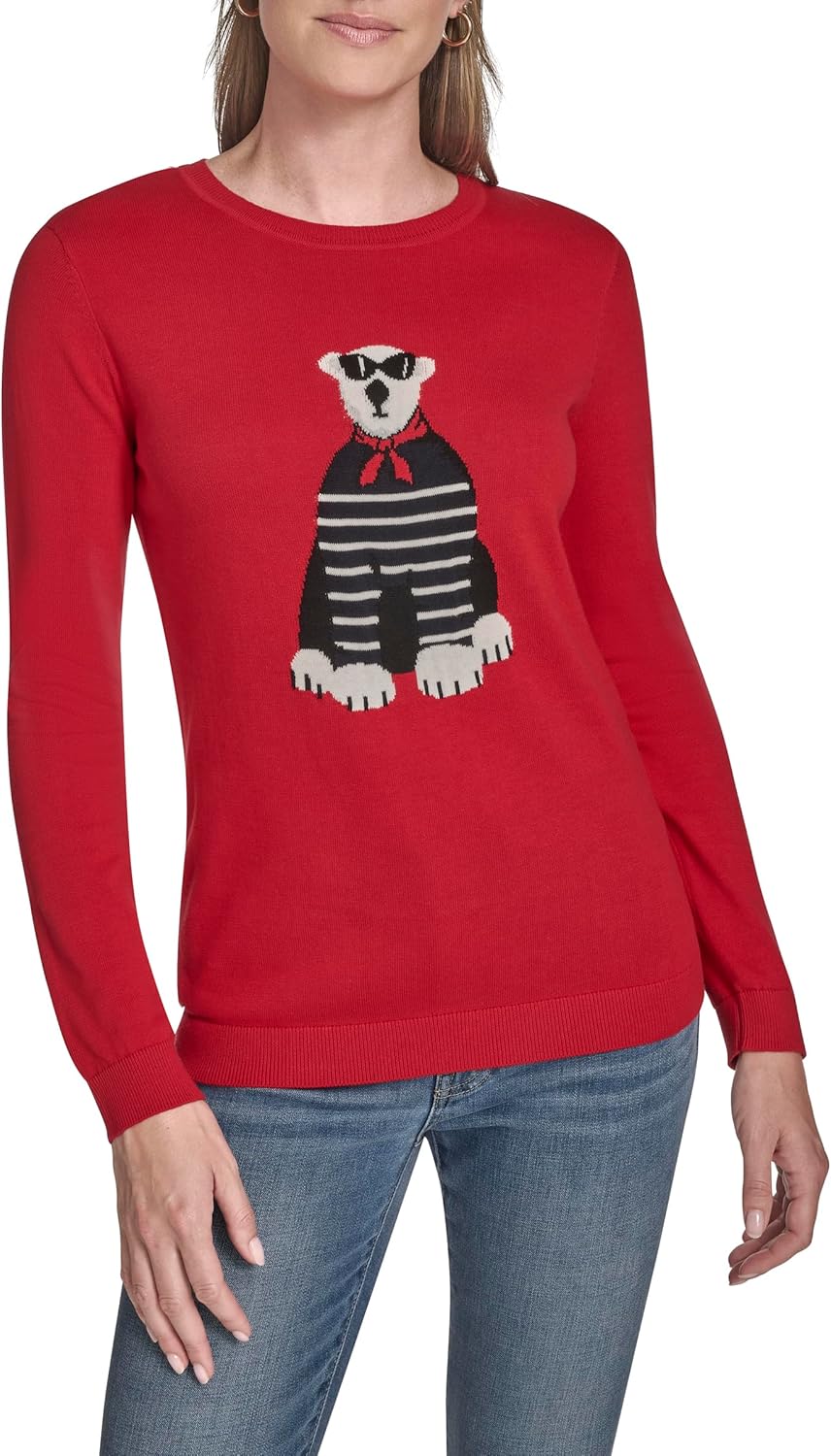 Tommy Hilfiger Womens Pullover Crewneck Everyday Sweater Review