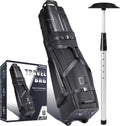 CHAMPKEY Golf Travel Bag with Hard Case Top - Airline Protection