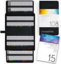 Watercolor Pens Set 105-108 Colors with Pad & Video Tutorials