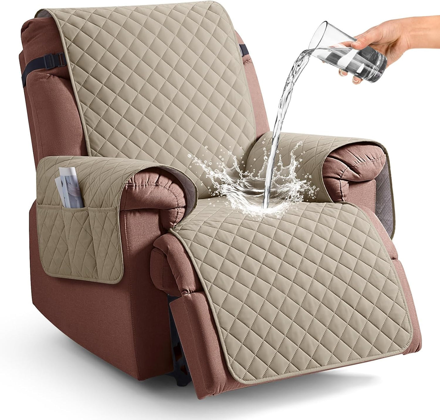 100% Waterproof Recliner Chair Cover for Pets and Kids