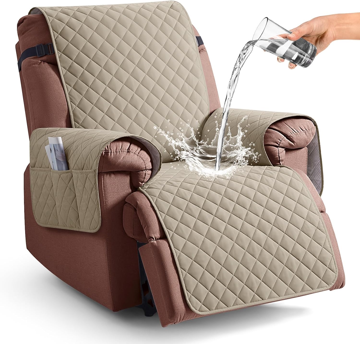 100% Waterproof Recliner Chair Cover for Pets and Kids