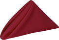 Ultimate Textile Cloth Napkins Bulk Set 17x17in - Holiday Red